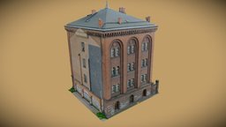 Brick facade of a residential building archviz, drone, 3d-scan, apartment, bricks, ruined, old, facade, renovation, scan3d, hosue, dronesurveying, urbex, photoscan, realitycapture, photogrammetry, house, home, structure, building, dark, textured, history, wall, devastated, noai