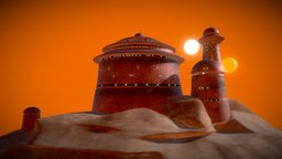 Jabba_Palace_Star_Wars castle, palace, tatooine, movie, jabba, jabbathehutt, scifi, starwars, fantasy, temple