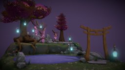 World of Warcraft Moonwell Diorama diorama, worldofwarcraft, wow