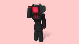 Skibidi Toilet Speaker Woman - Minecraft cameraman, tvman, blockbench, minecraft, skibiditoilet, skibidi_toliet