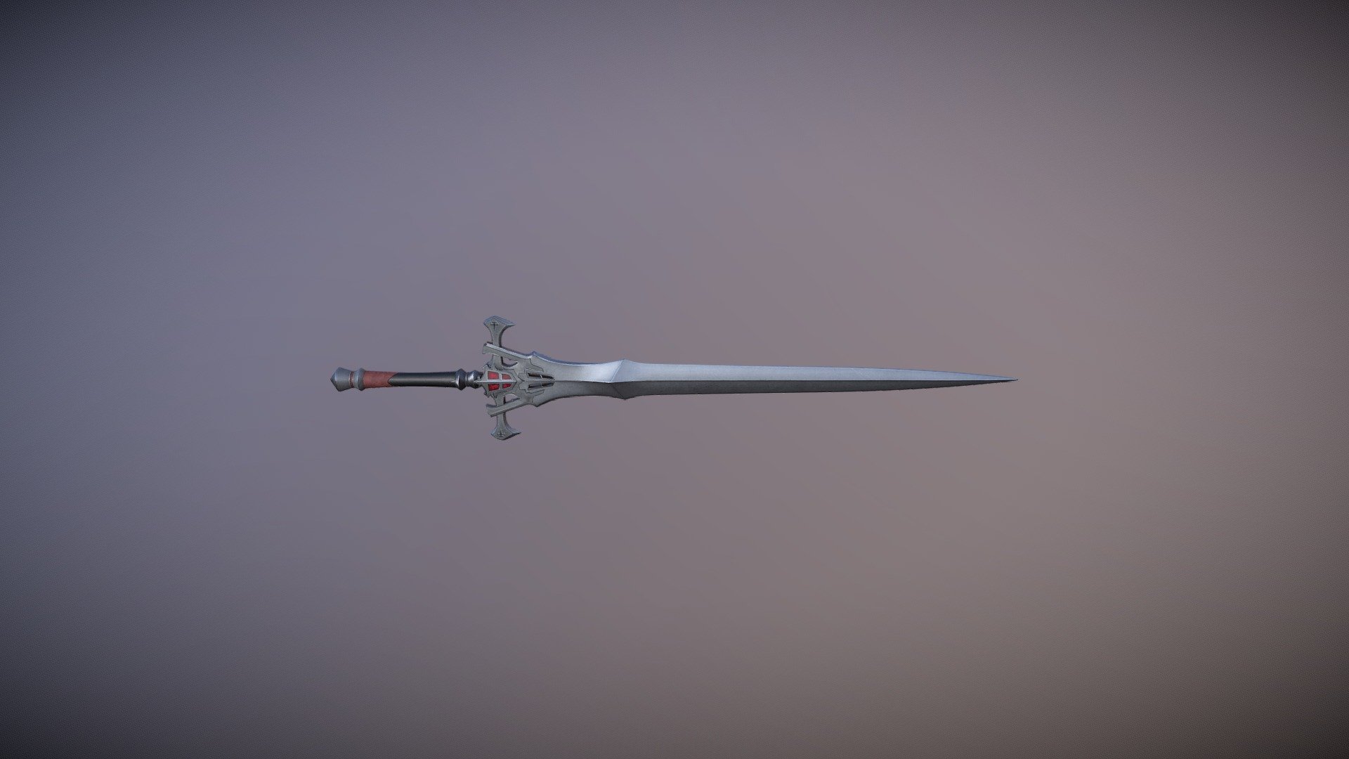 Fanart model of the Rosfield family sword from FFXVI. Blender+Substance Painter.