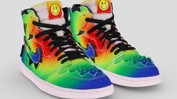 J Balvin X Nike Air Jordan 1 High OG people, urban, secondlife, shoes, imvu, boots, sl, nike, trainer, footwear, tactical, sneaker, adidas, yeezy, sims, jordan, streetwear, shoescan, nft