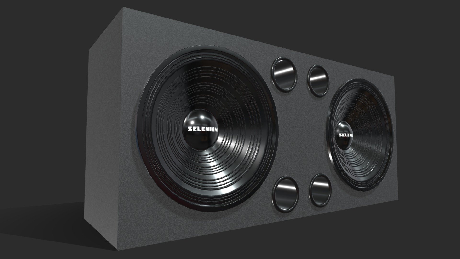 Car sound system Brazil! Soundbox with 2 sub-18 “Selenium” modeled in 3ds max

Low Poly :D

2 textures

made:2011

Formats - 3ds max - obj - fbx