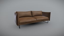 Modern Sofa for Livingroom - S003 office, modern, sofa, leather, armchair, metal, elegant, upholstery, chair, design, interior, livingroom