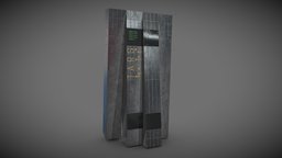 Tars - Interstellar interstellar, realistic, gamereadyasset, asset, 3d, lowpoly, gameart, model, robot