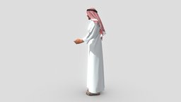 Middle Eastern Man for Archviz Renderings archviz, eastern, middle, arab, 3dpeople, middleeastern, human, whiterobe