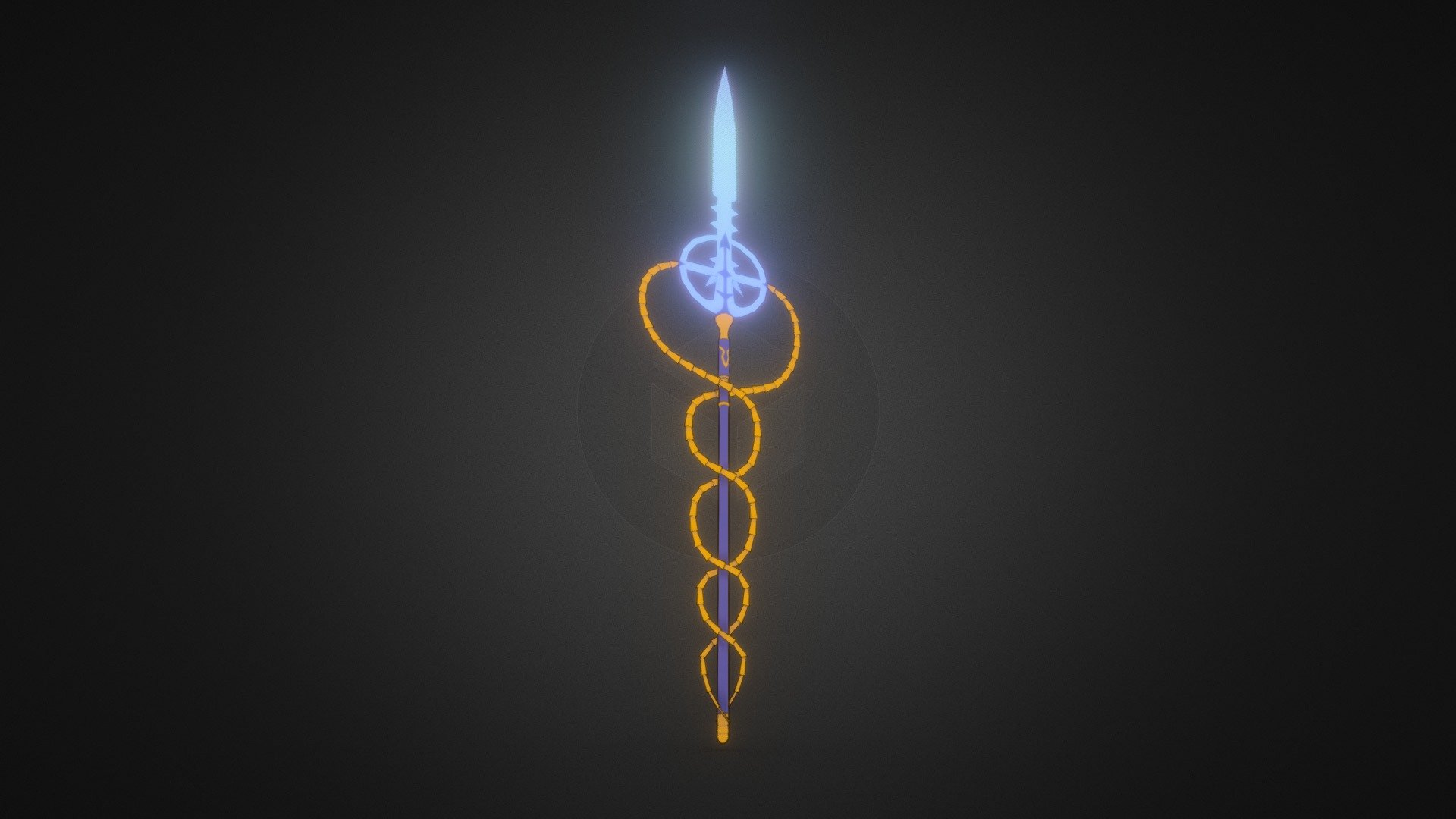 Texture size 1024x1024 in albedo/emission

Textures painted everything in blender and krita

Weapon spear from anime