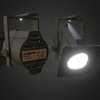 Fresnel Lamp lamp, theatre, life, prop, sl, decor, second, fixture, lighting, pbr, light
