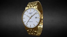 Tissot T-Gold Carson T73.3.413.11 Watch jewellery, style, yacht, jewel, element, clock, 3dscanning, rolex, tissot, 3d, 3dsmax, 3dscan, 3ds, gold, britling, bovet