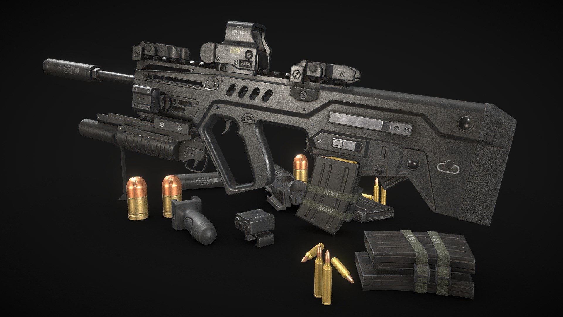 The TAR  21 or Tavor is an Israeli bullpup assault rifle designed and produced by Israel Weapon Industries (IWI).