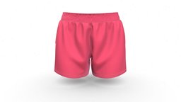 Women Sport Short short, fashion, women, vr, digital3d, apparel, clo3d, marvelousdesigner, metaverse, low_poly, low-poly, lowpoly, digital, sport, clothing, virtualclothing, virtualapparel, digitalapparel, binarycloth