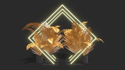Neon Squares - Photo Opportunity mini, photo, square, one, plants, set, event, architectural, party, decorative, color, holiday, opportunity, neon, background, tunnel, op, palms, celebration, squares, photocall, decoration