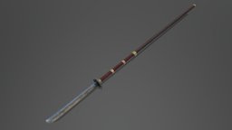 Edo World - Naginata naginata, glaive, two-handed, bladed