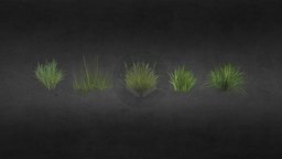 Grass kits pack kit, plant, landscape, forest, grass, set, pack, vegetation, nature, game-asset, asset, game, environment