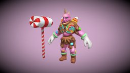 Sculptober Day 24: Sweet ice, golem, cream, candy, icecream, sweet, crush, dessert, sculptober, monster, sculptober2020