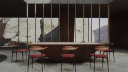 Spatial Meta VR Home Space Baked + 3ds Corona oculus, vr, spatial, showroom, meta, vrchat, artgallery, architecture, 3dsmax, 3dsmaxpublisher, design, sketchyourspace