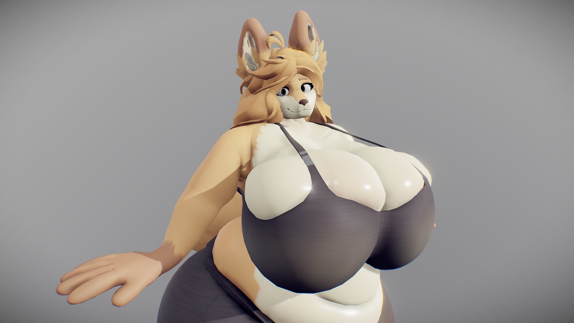 ooga booga big dog woaman!!!1!!!!11!!1!!1!!!!!!!1!!

just a quick lil model for a friend that totally didn't take me 60ish hours to make ;_;
