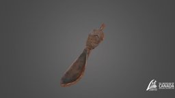 Aweer Wooden Spoon pottery, vessel, ceramics, kenya, somalia, somali, wooden-spoon, oilhistory, oil-museum-of-canada, international-driller, aweer, international-drillers, boni-people