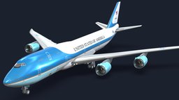 Air Force One - Boeing 747 VC-25A/B usaf, president, military-aircraft, boeing-747, vc-25, airforceone, plane, usa