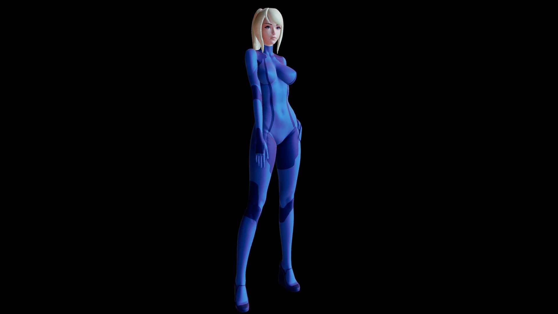 Got a little unmotivated so i made Zero suit Samus.