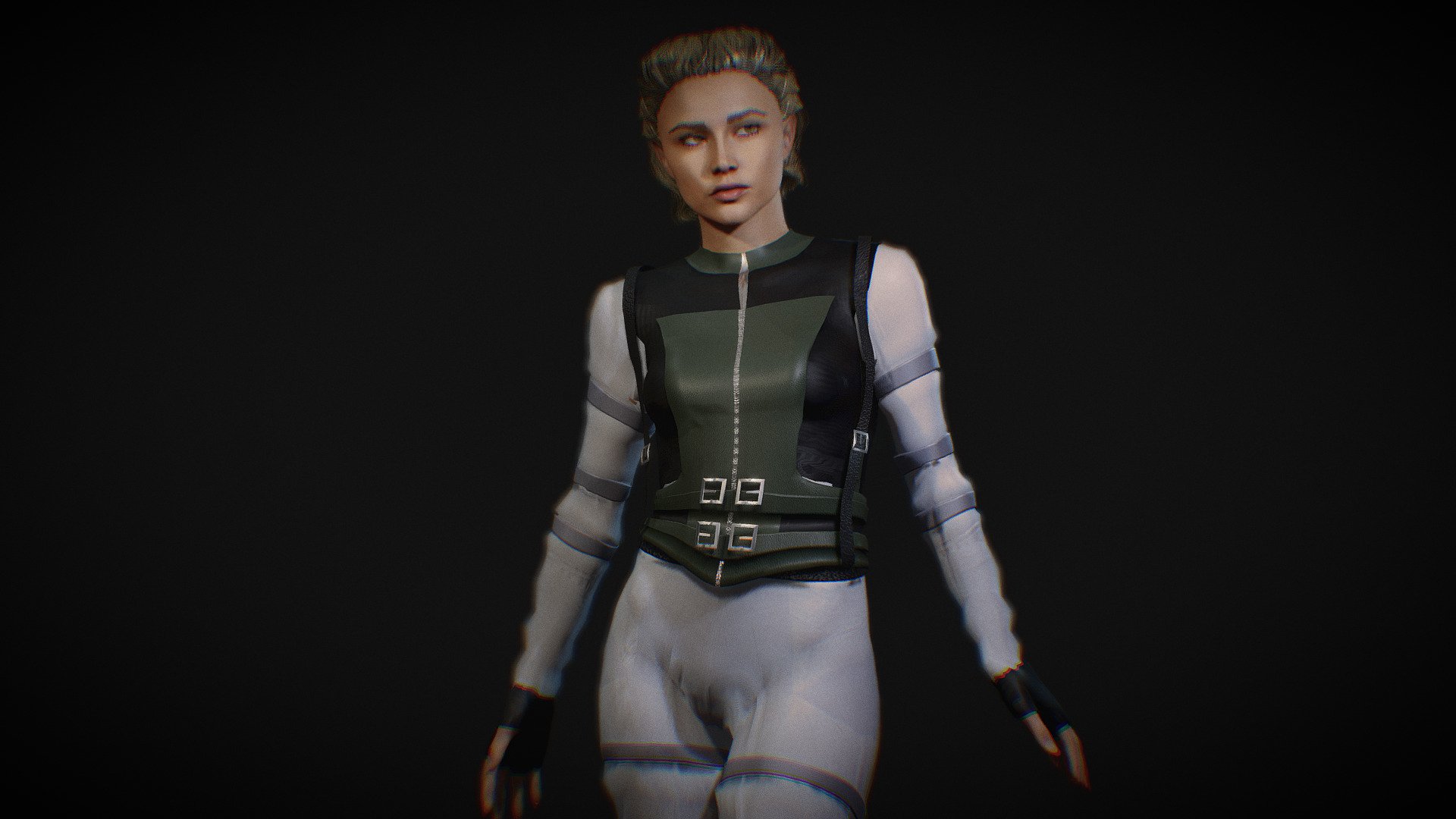 * PLEASE DOWNLOAD THE RAR INSIDE THE ADDITIONAL FILES!!!
Yelena Belova . includes 1 more shapekey for body/face. Model in Blender file. Fully rigged. SSS subsurface scattering. mixamo bone names for animation. No FBX or OBJ format, only Blend file.