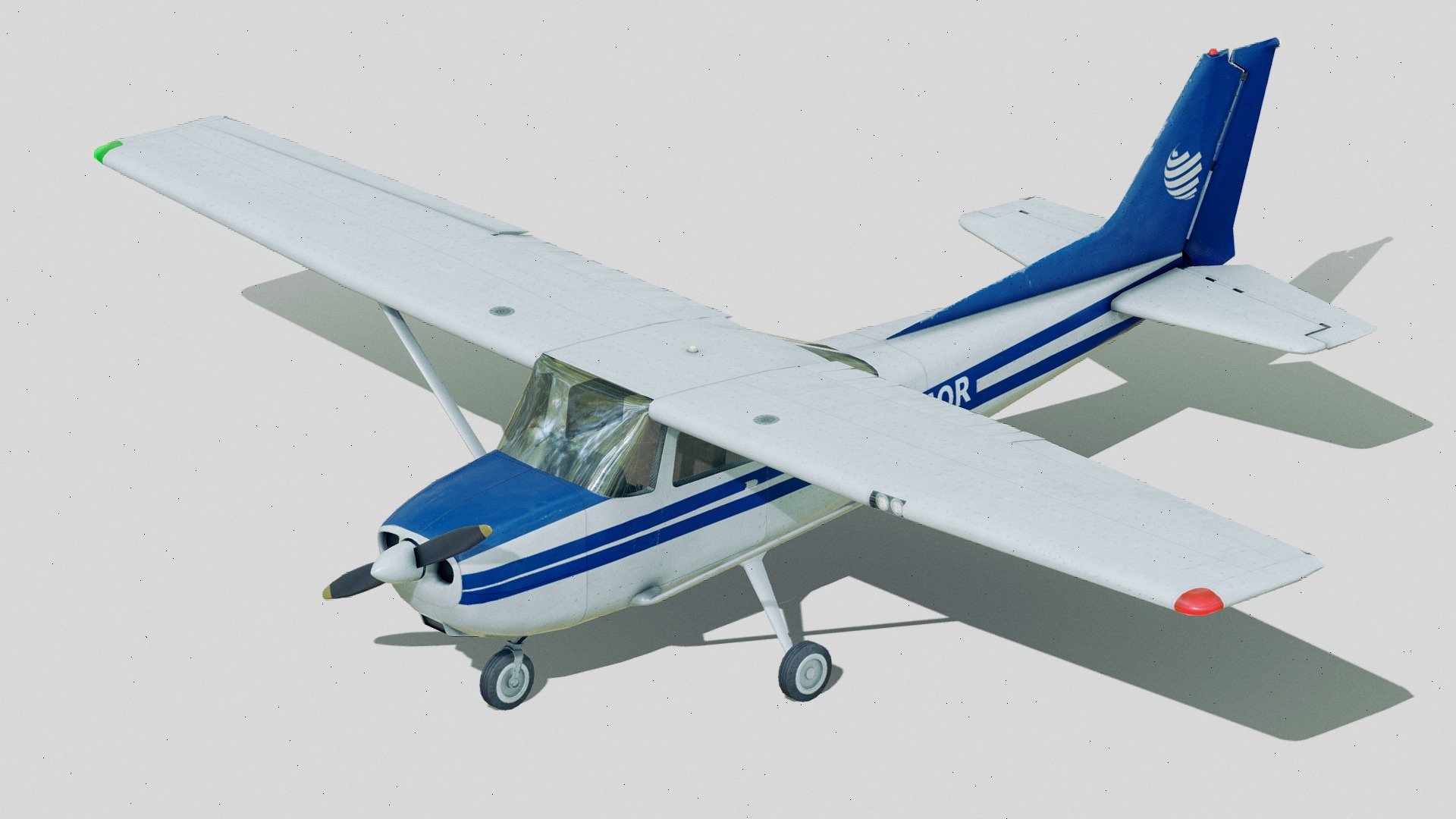 AVAILABLE HERE
A light aircraft is an aircraft that has a maximum gross takeoff weight of 12,500 lb (5,670 kg) or less.


Light aircraft are used as utility aircraft commercially for passenger and freight transport, sightseeing, photography, and other roles, as well as personal use. 


Modeled adn rigged in Blender. Textured in Substance 3D Painter.

4k  PBR textures for cockpit and exterior. 2k for the transparent, glass parts.
