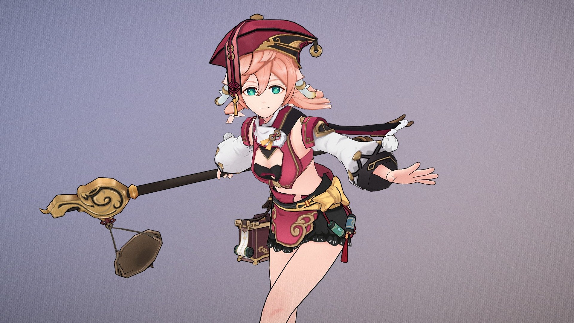 This character is Yanfei from game called Genshin impact.

Thanks for watch my modeling.

I liked this character's personality in the game and it was fun to work on it :)

More information on Artstation : https://www.artstation.com/artwork/683yL0