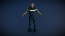 [UE4] Dutch Police Surveillant (Male) police, dutch, agent, rig, cop, nederland, holland, officer, nl, realistic, politie, 3d, rigged