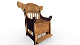 chair old norwegian-viking style viking, medieval, chair, scandinavian-old-time
