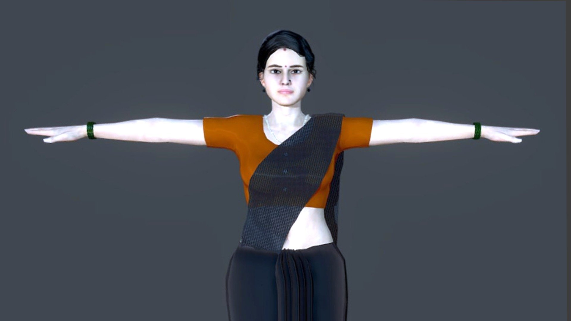 REMOVED WEB BASE 3D MODEL FOR SECURITY REASONS BUT YOU CAN DOWNLOAD IT ON https://www.fab.com/listings/59f97ec7-baad-4bc3-897c-5a5cfe10b5dd\n\n43$ LINK\nhttps://shorturl.at/LrgW8\n\nIndian Women Rohini_AX07OM Model sculpted using zbrush, autodesk maya and character creator for texture.