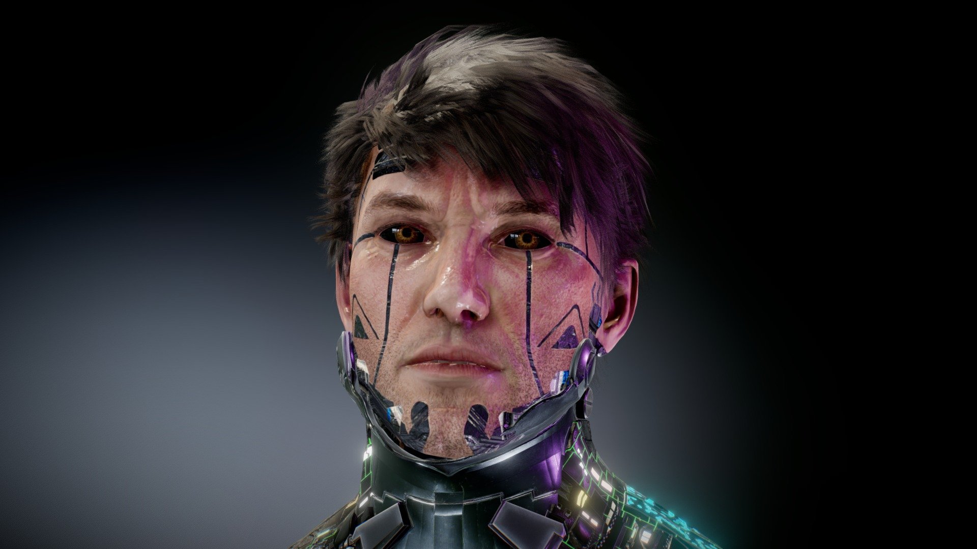MEN CYBERPUNK WARRIOR VX-6534 BY OSCAR CREATIVO All rights reserved www.oscarcreativo.co
FULL PROYECT https://www.artstation.com/artwork/vJqbPY

Attach additional file: 
BLENDER:RIGGING RIGIFY BLENDER. 
IF YOU NEED THE MODEL IN UNREAL WITH RIGGING WRITE ME

If you need support write to my email creagraf@hotmail.com





