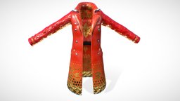 Wizard Mage Runic jacket- Trenchcoat 魔術師 wizard, style, fashion, medieval, unreal, clothes, coat, cloak, mage, merlin, magician, unrealengine, wear, mago, streetwear, dungeons-and-dragons, trenchcoat, maya, unity, unity3d, fantasy, clothing, magic, gameready