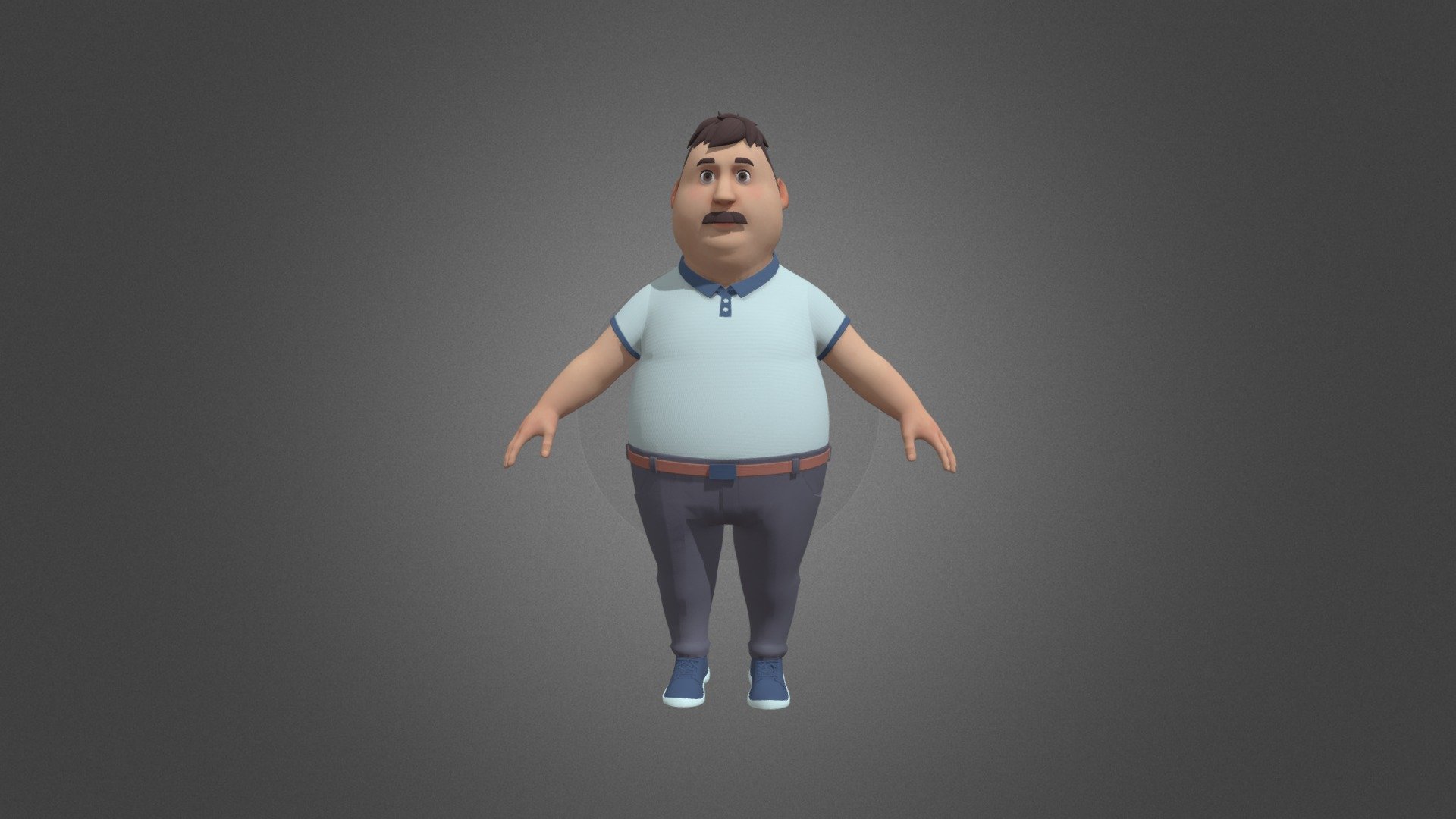 cartoon man people 4k texture Contains oral cavity