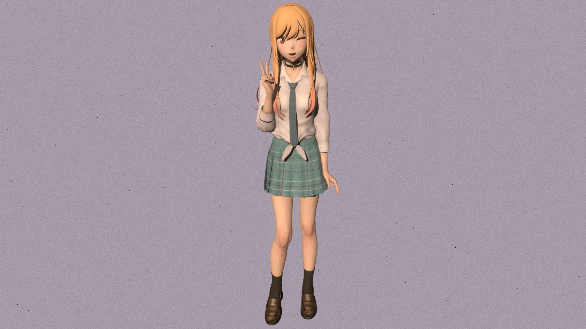 Posed model of anime girl Marin Kitagawa (My Dress-Up Darling).

This product include .FBX (ver. 7200) and .MAX (ver. 2010) files.

I support convert this 3D model to various file formats: 3DS; AI; ASE; DAE; DWF; DWG; DXF; FLT; HTR; IGS; M3G; MQO; OBJ; SAT; STL; W3D; WRL; X.

You could purchase my model at: bit.ly/41y1JDe

And I can make commission models.

If you have any questions, please contact me via my email 3d.eden.project@gmail.com.