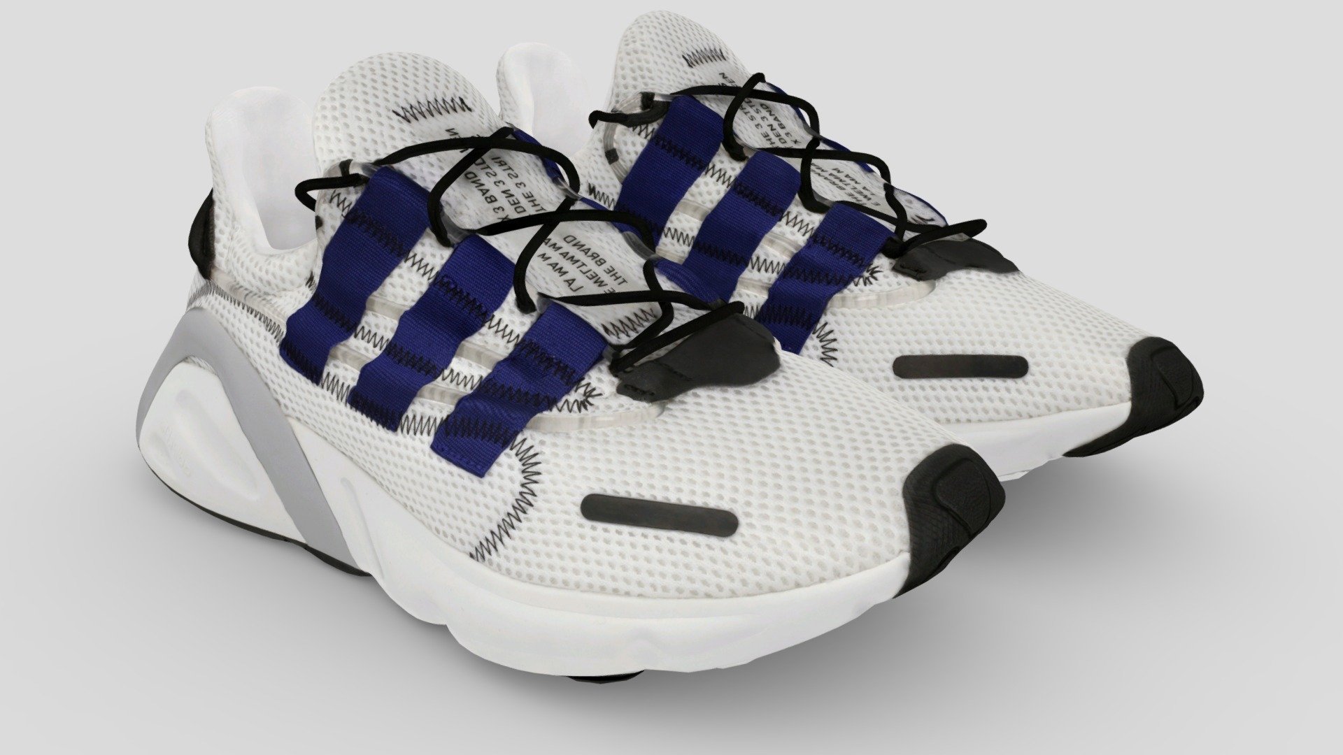 A Very Detailed scanned shoes with High-Quality .Reay to use in virtual try on project and game sim 4 or second life.

The Mesh is UV unwrapped.

4096x4096 difuse Texture Map jpg format，in the compressed file rar.

The textures is lighting baked,the texture is uploaded to preview images.

File contains :

FBX .OBJ .stl.collada(dae).Difuse map Texture(jpg format).

If you want to change the colorway of the shoes, it is easy to do it with photopshop. If you want to change the colorway or decrease the polycourt ,I am willing to do it.

This is a professional scanning agency, if you want any other shoes, Don't hesitate to tell me.It will helps a lot.we are available for custom shoes scan.

Don't forget to check my other sneakers,Have a nice day：）