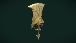 Handpainted Sword (Swordtember2023) green, handpaint, bone, 3dcoat, handmade, shadeless, nature, moss, swords, handpaintedtexture, blender3dmodel, sword-weapon, weaponlowpoly, weapon-3dmodel, blender-lowpoly, blender3d-modeling, nature_asset, sword-3d-model, sword-lowpoly, weapon, handpainted, 3d, weapons, blender, blender3d, hand-painted, sword, handpainted-lowpoly, bones, natureweapon, boneweapon, swordtember, swordtember2023
