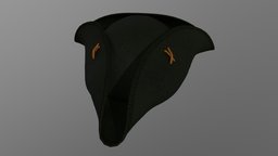 Tricorne Hat 2 (Green) green, hat, hats, 3-d, blender3dmodel, pbrtextures, tricorne, blender-blender3d, lowpoly-gameasset-gameready, pbr-shader, lowpolymodel, pbrtexture, lowpoly-blender, blender3d-modeling, pbrtexturing, pbr-texturing, pbr-game-ready, pirate-style, pbr-materials, 3d, blender, pbr, lowpoly, blender3d, model, pirate, 3dmodel, pirates