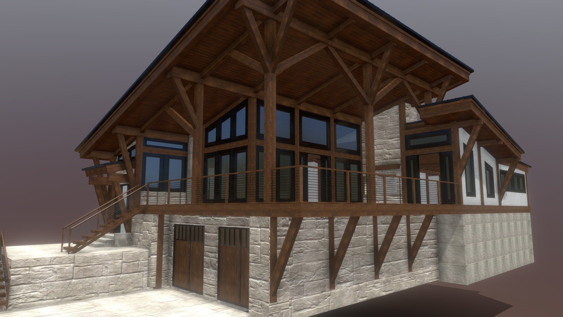 This is an incomplete asset from an Unreal Engine virtual reality environment created by SuperfuntimesV a few years back. You can find some short videos of it with a slightly different texture map on the Superfuntimes Youtube Channel for further reference. 

Though fancy, this has proven to be a very creepy virtual reality environment!

Since this project doesn't seem likely to continue, here is the cabin model for the community to purchase. A fairly simple set of materials has been applied as placeholders.