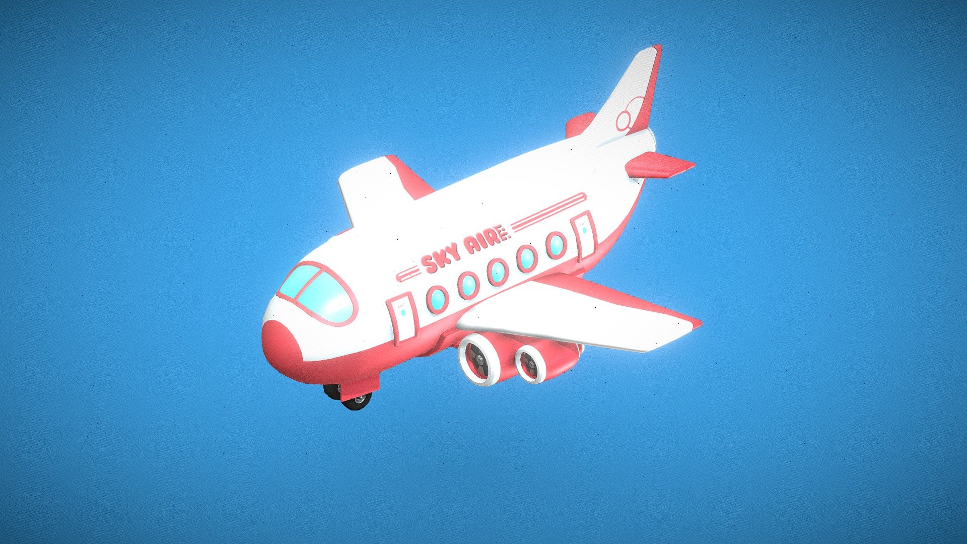 Low Poly Game Ready Cartoon Airplane with PBR textures




File can be used for games , movies or any personal project .

It can be also used for other 3d purpose .

2k and 4k textures are added in the file.

Note: If anybody needs only the airplane ( with wheels inside / not visible )  , please send us a message.

Note : If you have any problems regarding download or the file not opening , feel free to contact us . We will help you as soon as possible.

Do Check and Subscribe our page for more updates

Instagram 

Facebook 

We are also available for any 3d projects .For any bulk order of game assets get in touch for quotes. Thankyou