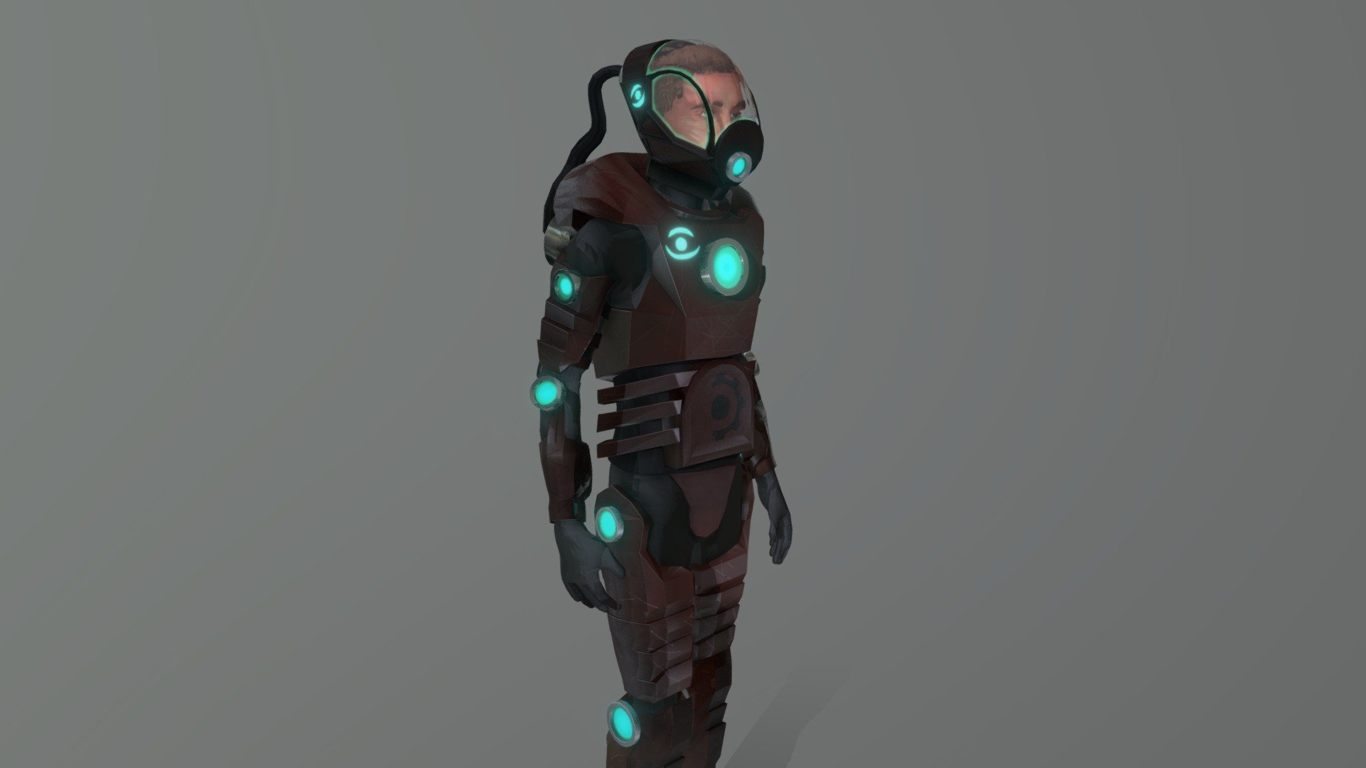 33D model of Space engineer with idle animation. This model is game optimized and rigged. All textures ranged from 512 to 4K resolution with PBR textures. This is author design, created for expanding game engine understanding.