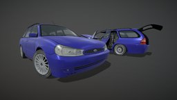 [OLD] Ford Mondeo ST200 - NFS PS Pepega Edition ford, paintnet, mondeo, game, blender, noai