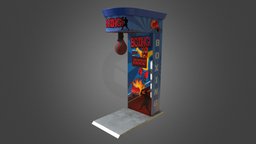 Boxing Arcade Machine - Retro Game Ready LowPoly