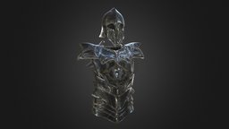 Weathered Fantasy Armour armor, armour, fantasyweapon, blender, pbr, fantasy