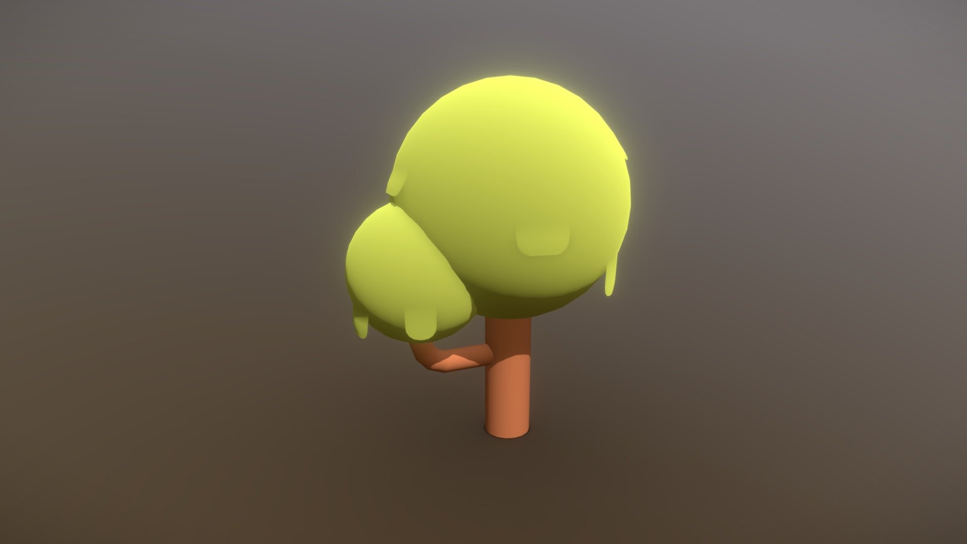 Cute toon tree. Usable in toon style games.