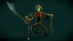 Skeleton skeleton, videogame, anchor, bake, gem, mixamo, david, game-ready, rare, thieves, esqueleto, tied, revenge, game-character, presa, animed, kudeng, seaofthieves, character, unity, low-poly, cartoon, game, 3d, blender, lowpoly, skull, pirate, stylized, halloween, of, sea, gameready, bones, pirates, halloween-2022, piratery, noai