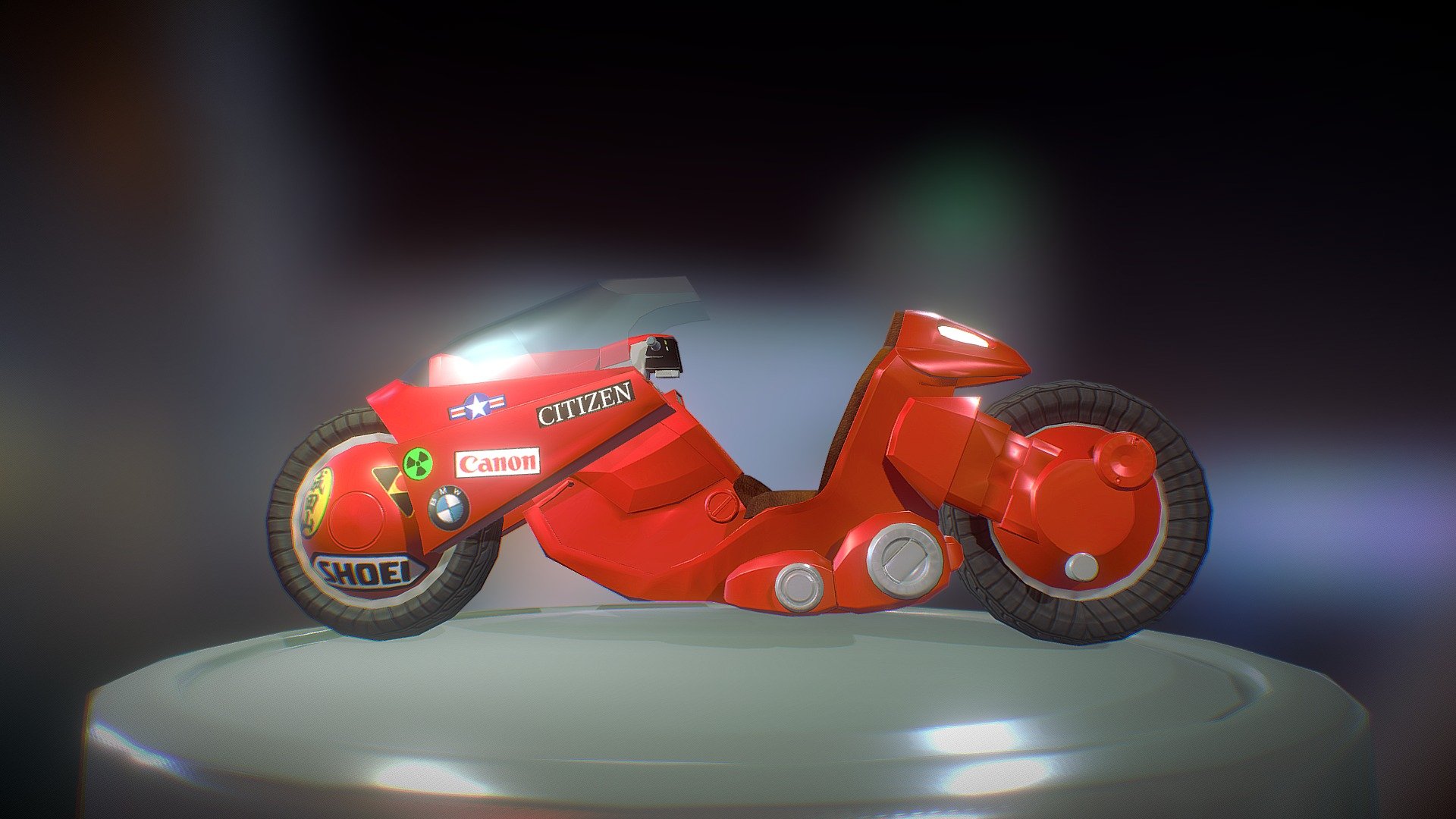 After the Kaneda model, here is his iconic bike.. Soon will post a model with Kaneda on the bike and with his weapon. Hope you enjoy!
Cheers