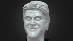 Jay Leno 90s look 3d portrait sculpt 3dprintable, celebrity, host, 3dprintable-3d-printing, jayleno, jayleno90s, jayleno3dmodel, jayleno3dprint, jaylenosculpture, jaylenoportrait