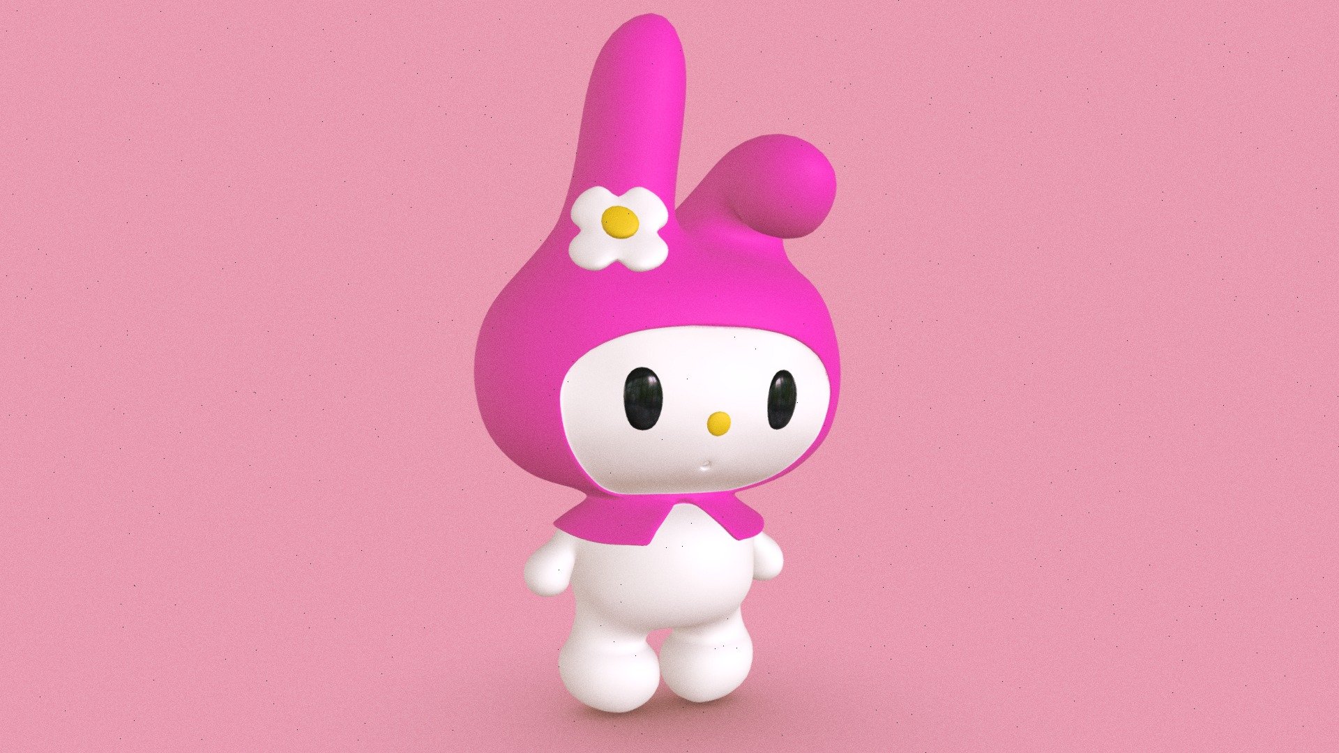 Hi guys!! i modeled a 3d My Melody from Hello Kitty anime. She is a very honest, good-natured girl. Her favorite food is almond pound cake. She was born on January 18th in the magical forest of Mariland, the home to many of her friends.

You can download this model with all the textures included, and of course, if you have any doubt feel free to send me a message!! ^^

(I will publish the time-lapse in my youtube page, stay tuned!)

❤️ Visit all my links for more works: https://linktr.ee/yukitori