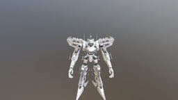 White Glint mech, staffpicks, robot
