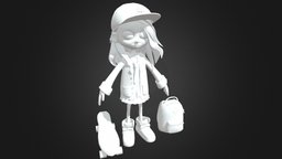 WIP Cartoon Character - Olivia 🛹 sculpt, school, mesh, kid, skate, skateboarding, sculpting, modelado, personaje, 2d, reference, wip, props, scultpure, details, chica, tpose, olivia, animegirl, digital3d, props-assets, cartooncharacter, girl-model, props-game, estudiante, anime3d, studentproject, anime-3d, apose, anime-character, digital2d, character, modeling, girl, cartoon, 3d, gameart, model, zbrush, student, anime, noai